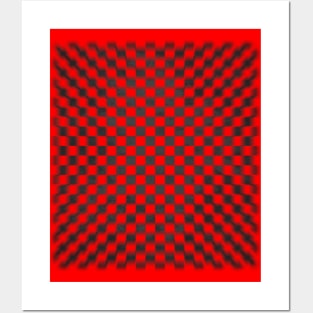 square movement illusion Posters and Art